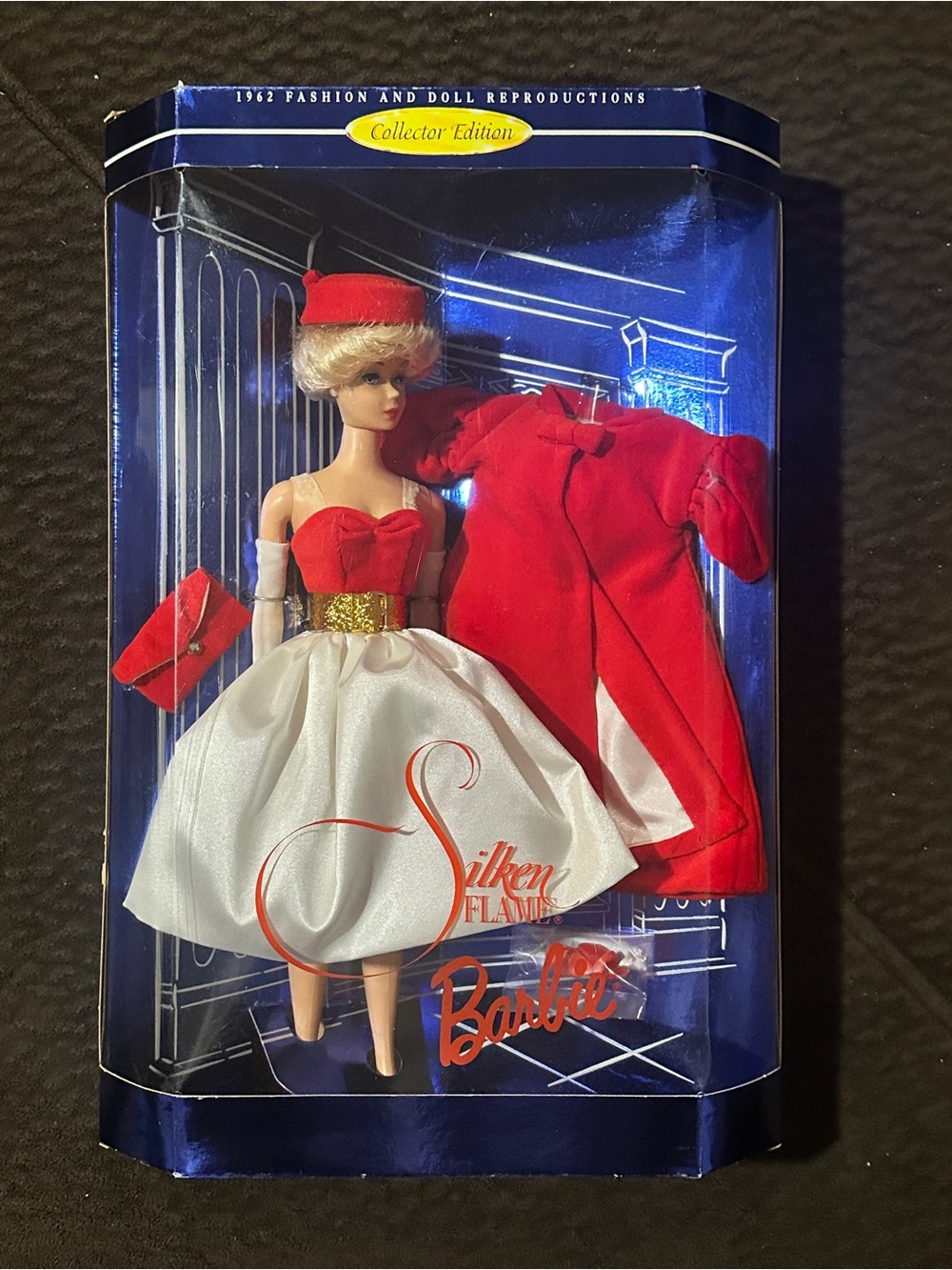 1997 Silken Flame Barbie Doll, Porcelain Treasures Collection, NRFB